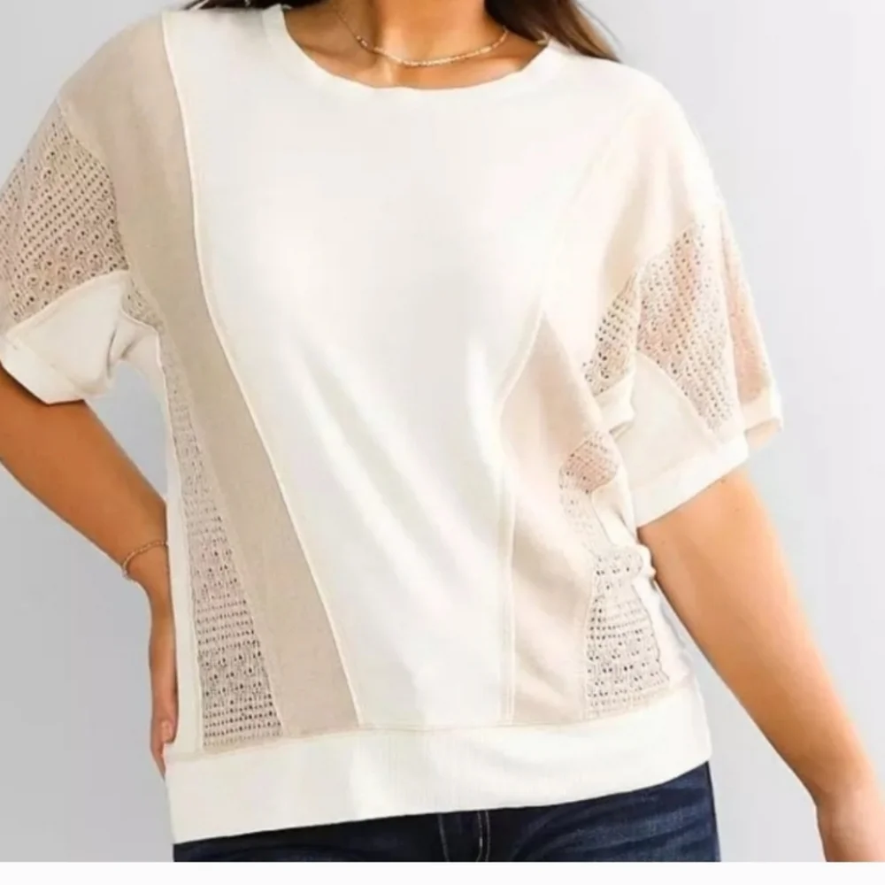 BKE raw edged piece top - Picture 2 of 13